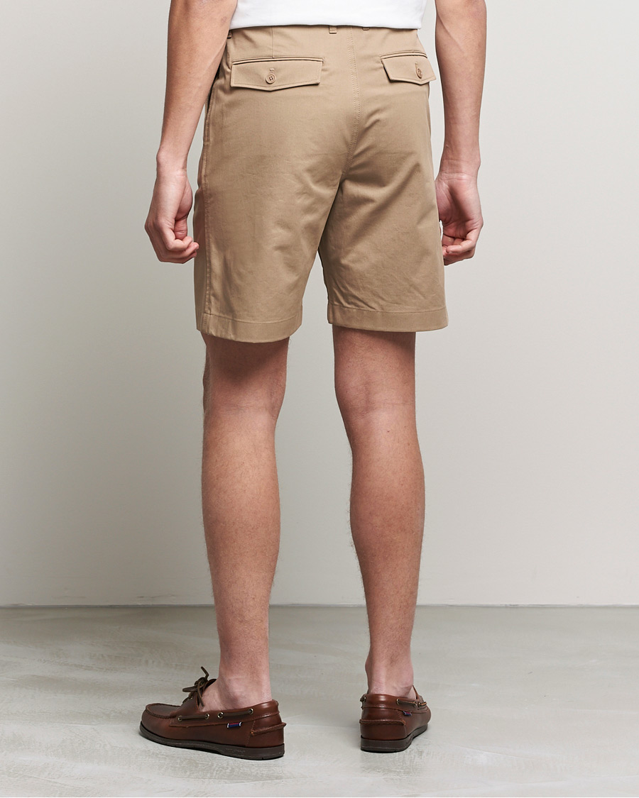 Hombres | Pantalones cortos | Filippa K | Flynn Cotton Shorts Dark Khaki