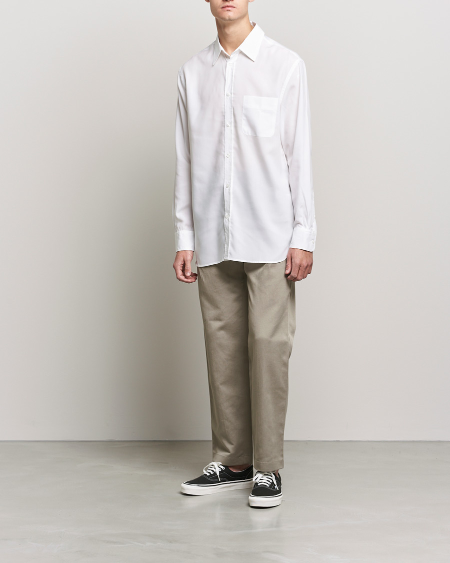 Hombres | Camisas | Filippa K | Noel Tencel Shirt White