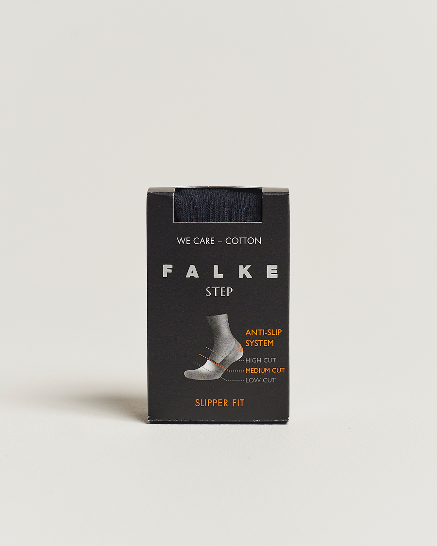 Hombres | Ropa interior y calcetines | Falke | Step In Box Loafer Sock Navy