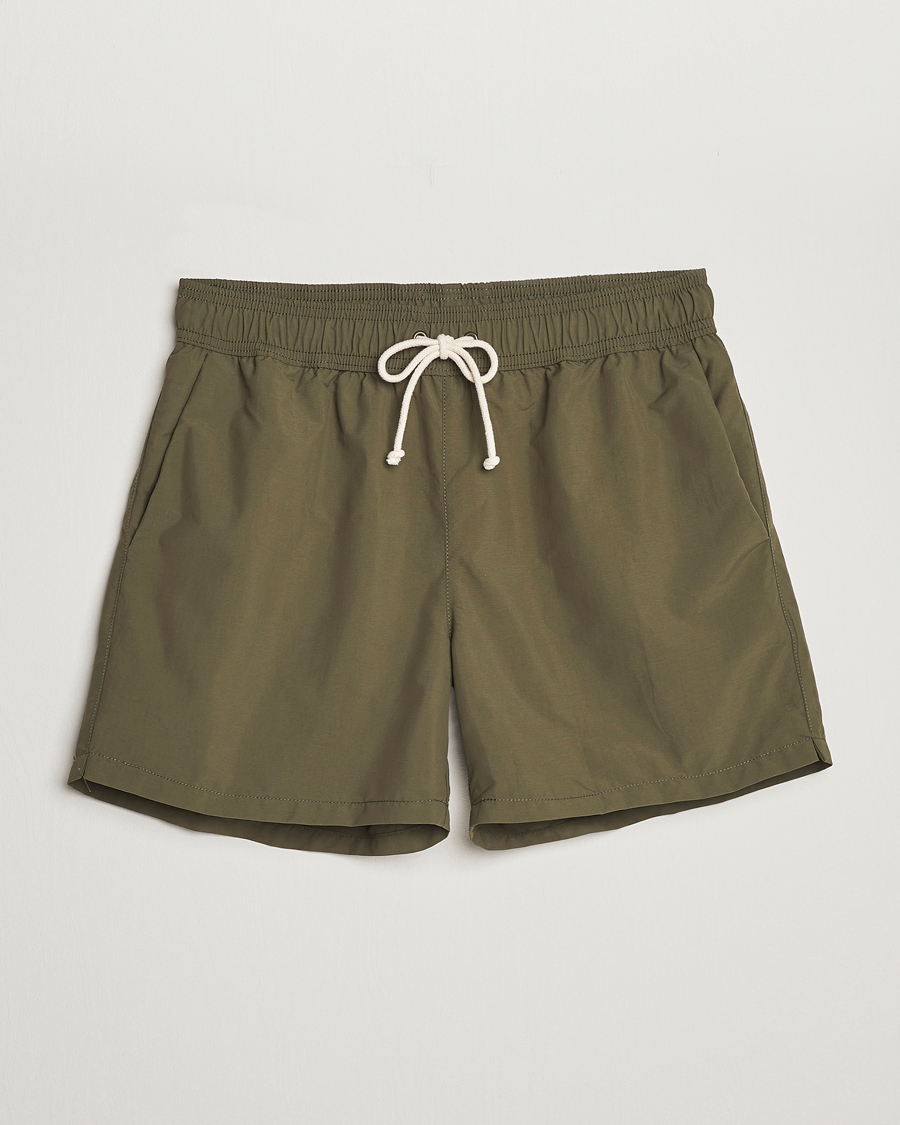 Hombres | Bañadores | Ripa Ripa | Plain Swimshorts Olive Green