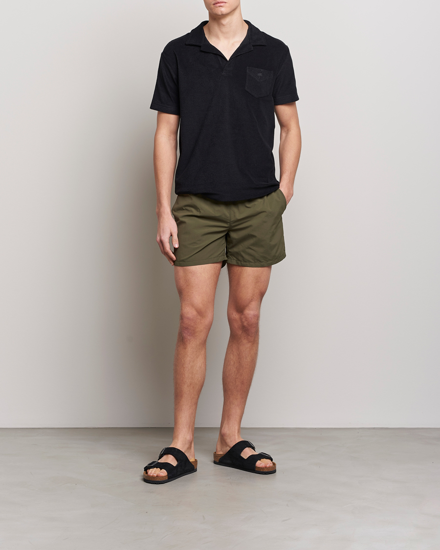 Hombres | Bañadores | Ripa Ripa | Plain Swimshorts Olive Green