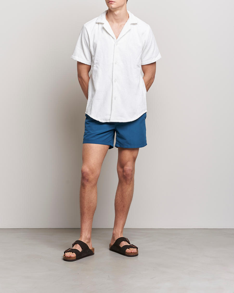 Hombres | Bañadores | Ripa Ripa | Plain Swimshorts Petrol Blue