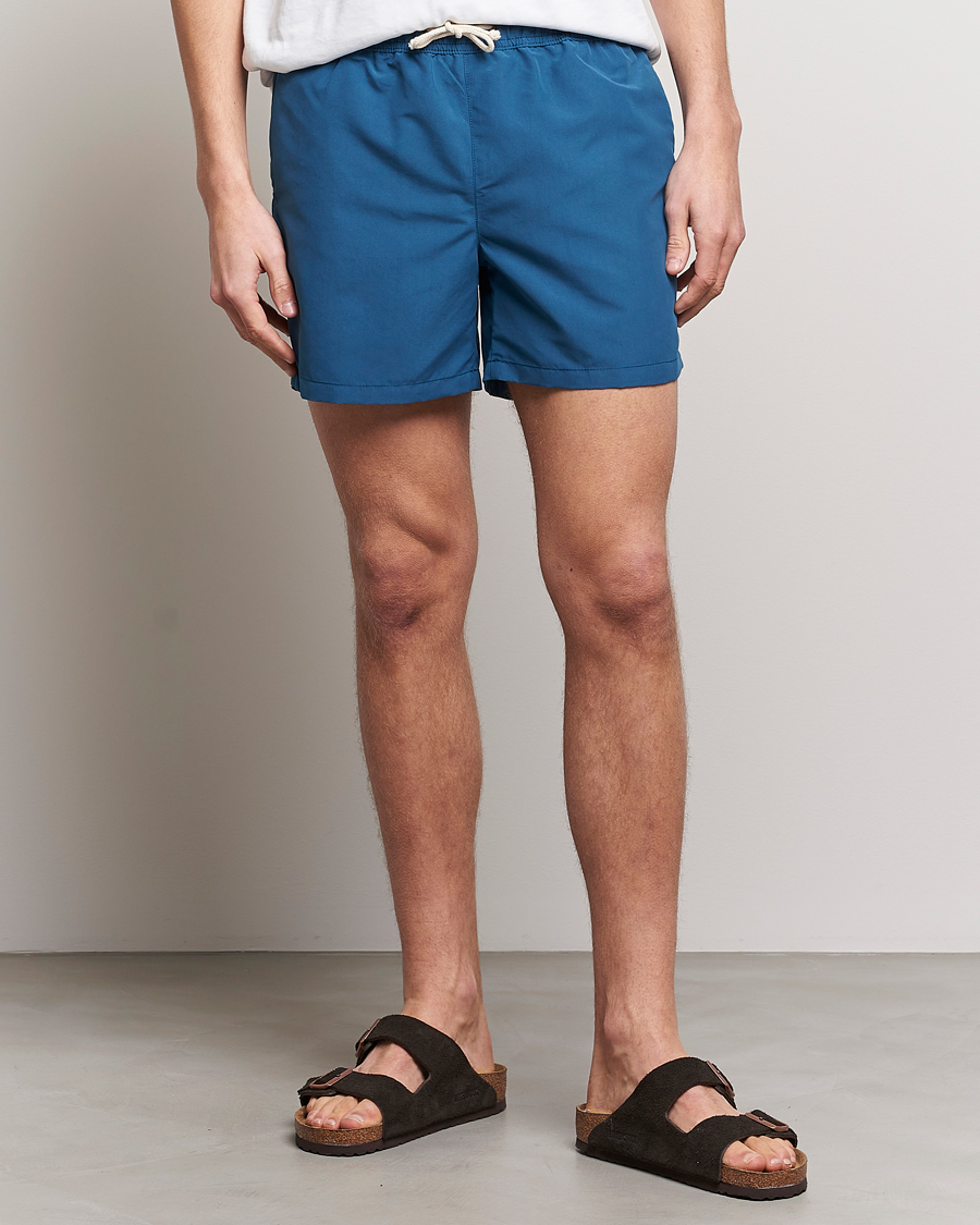 Hombres | Bañadores | Ripa Ripa | Plain Swimshorts Petrol Blue