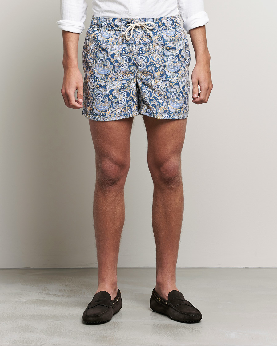 Hombres | Bañadores | Ripa Ripa | Printed Swimshorts Blue/Light Blue