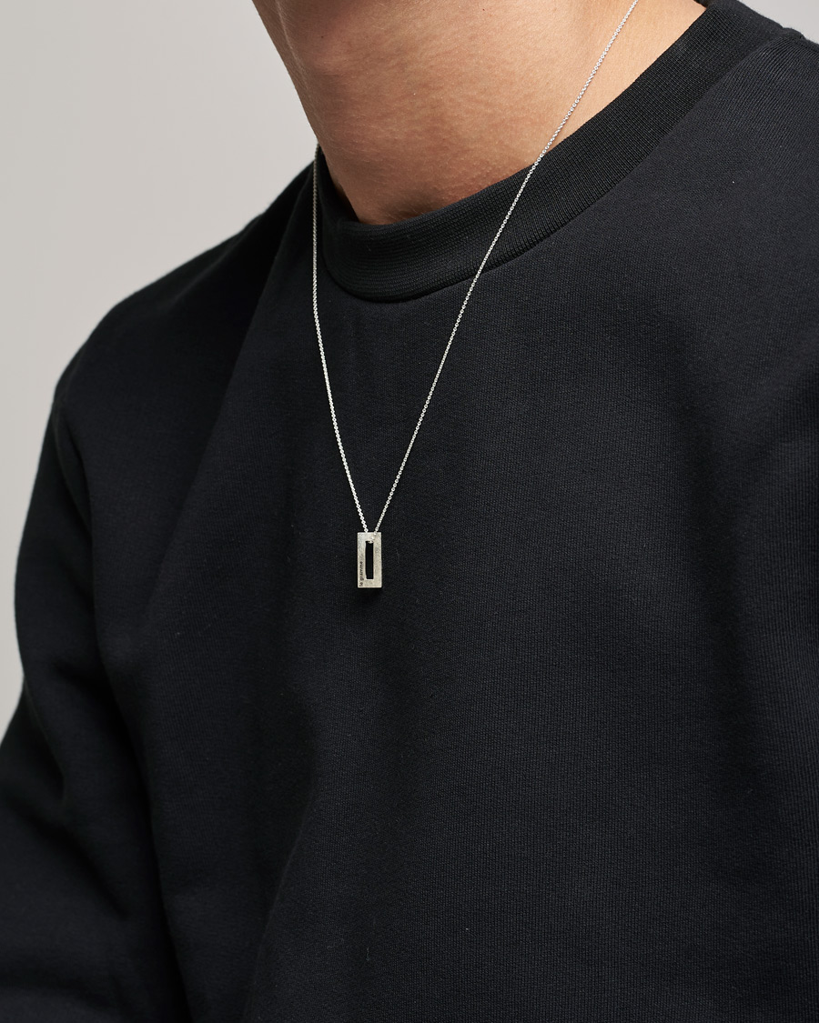 Hombres | Collar | LE GRAMME | Rectangular Necklace Le 1.5 Sterling Silver