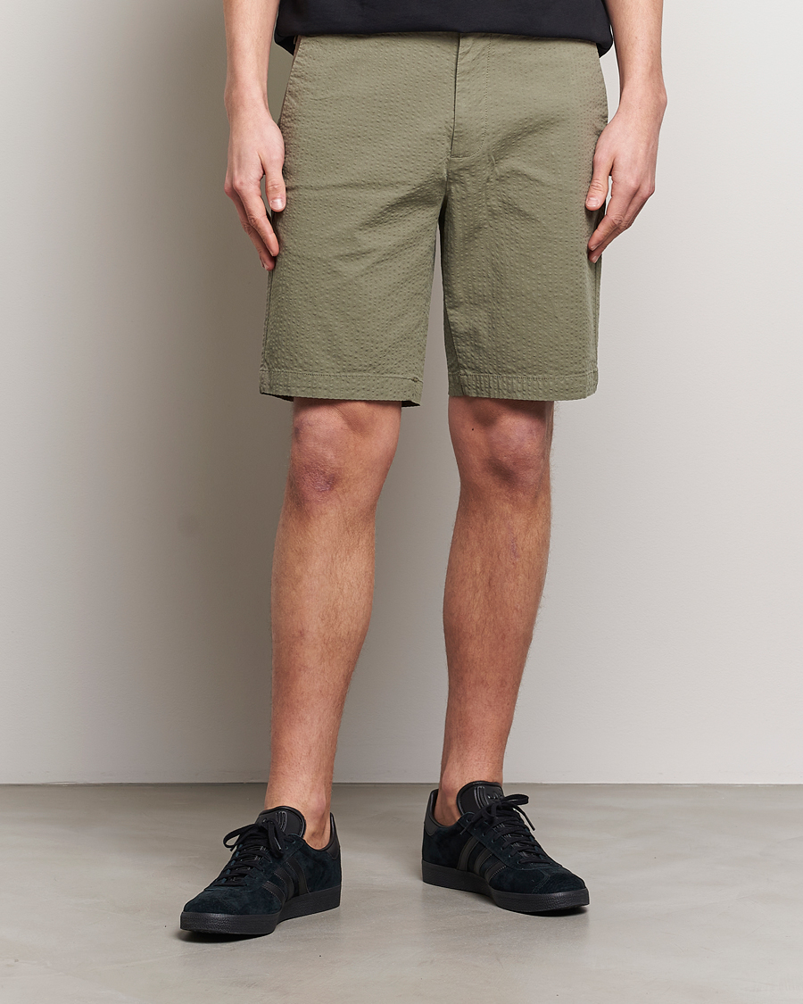 Hombres |  | Dockers | Cotton Stretch Seersucker Chino Shorts Camo