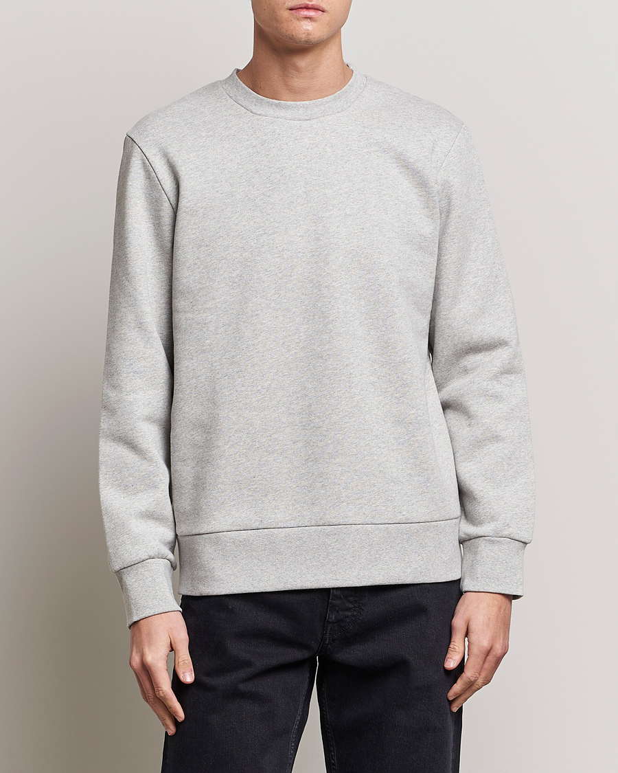 Hombres | Business & Beyond | A Day's March | Shaw Sturdy Fleece Sweatshirt Grey