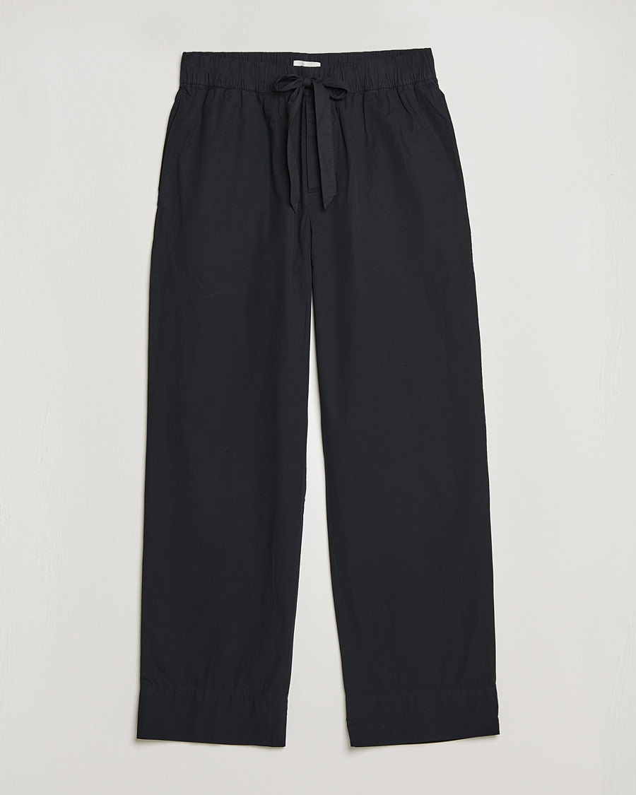 Hombres | Pijamas y batas | Tekla | Poplin Pyjama Pants All Black