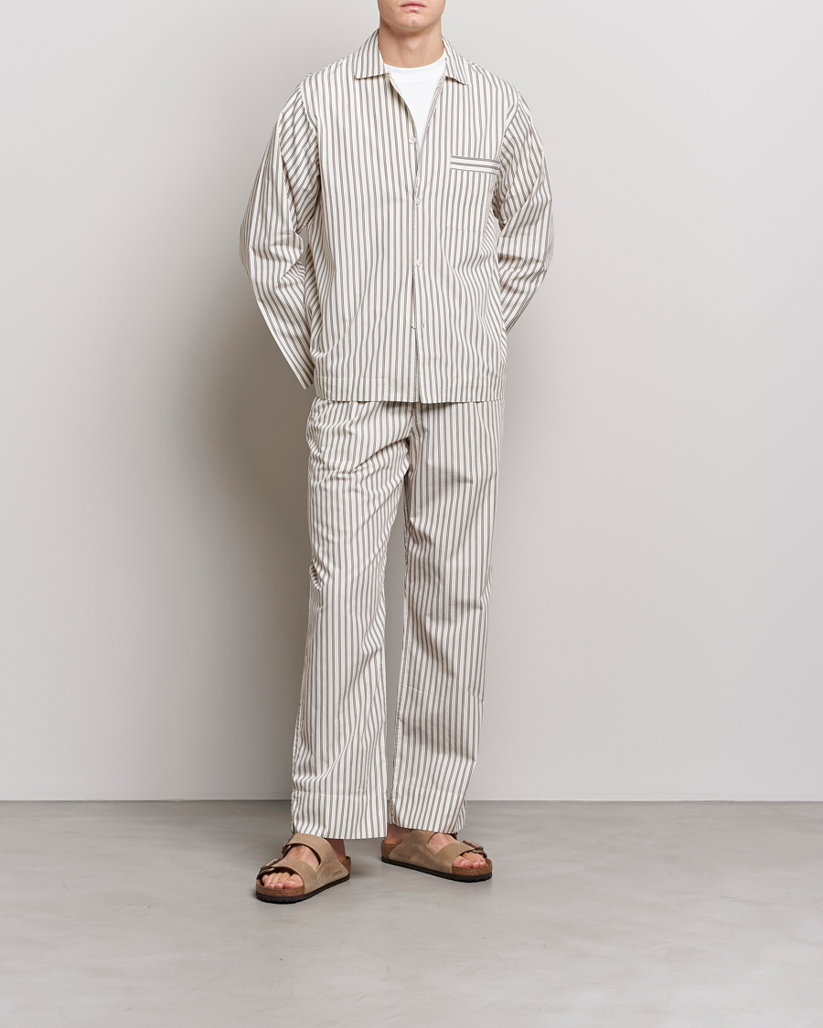 Hombres | Pijamas y batas | Tekla | Poplin Pyjama Pants Hopper Stripes
