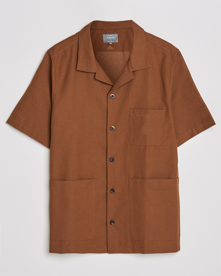 Hombres | Camisas | Private White V.C. | 3 Pocket Cruiser Shirt Cinnamon