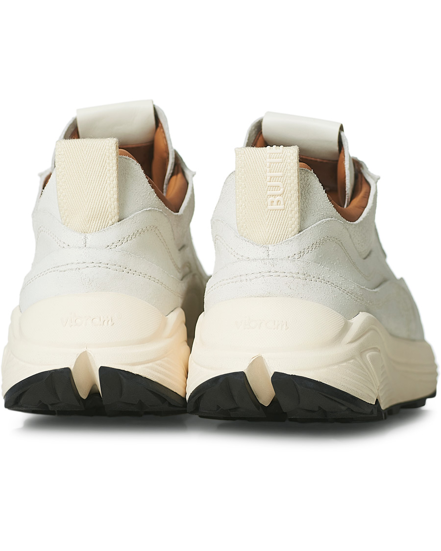 Hombres | Buttero Vinci Bianchetto Leather Running Sneaker Off White | Buttero | Vinci Bianchetto Leather Running Sneaker Off White