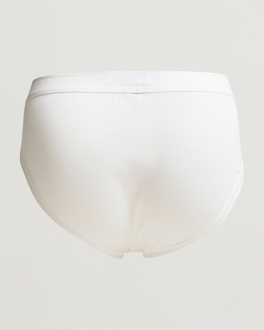 Hombres | Ropa interior y calcetines | Zimmerli of Switzerland | Mercerized Cotton Briefs White