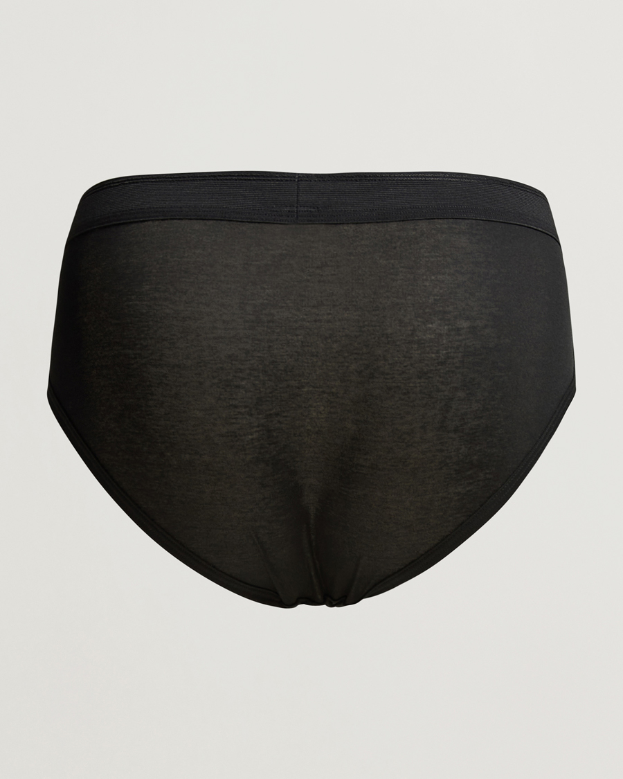 Hombres | Ropa interior y calcetines | Zimmerli of Switzerland | Mercerized Cotton Briefs Black