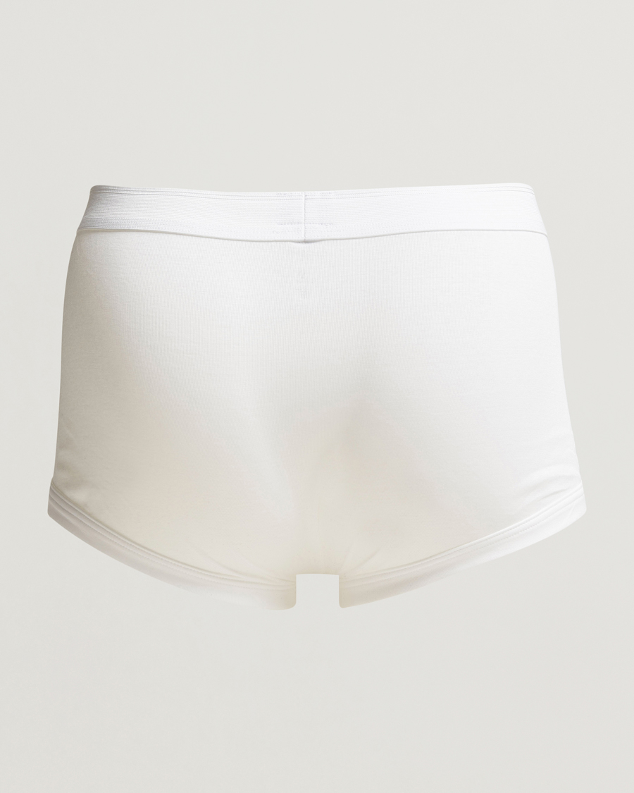 Hombres | Ropa interior y calcetines | Zimmerli of Switzerland | Mercerized Cotton Boxer Briefs White