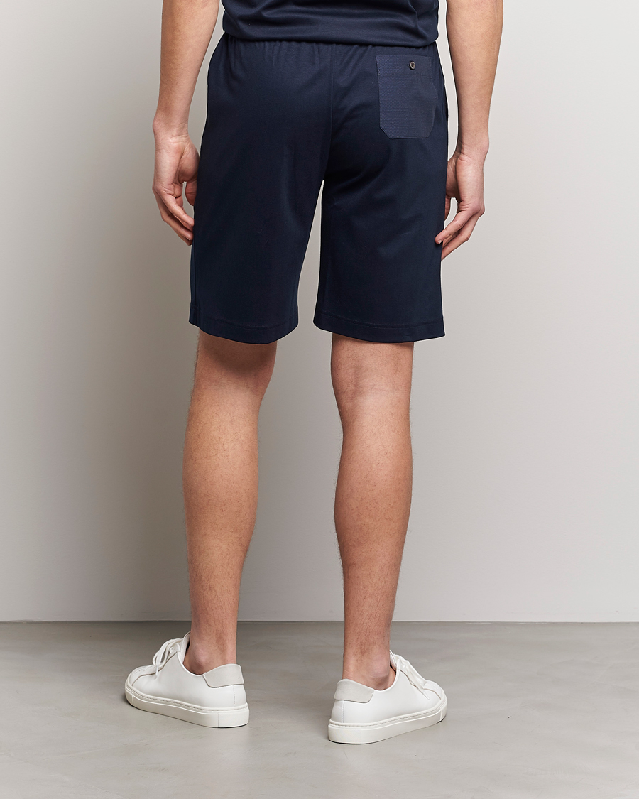 Hombres | Pijamas y batas | Zimmerli of Switzerland | Cotton/Modal Loungewear Shorts Midnight