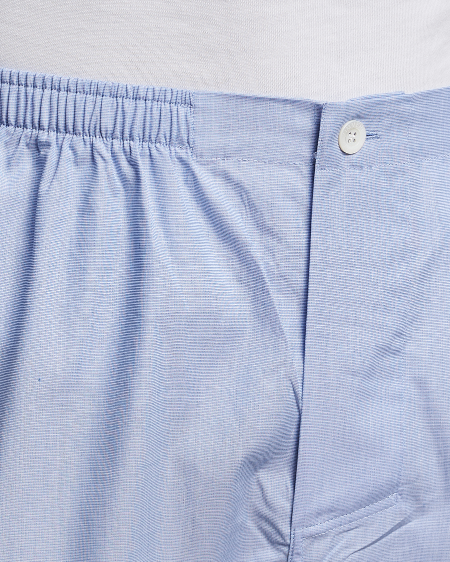 Hombres | Pijamas y batas | Zimmerli of Switzerland | Mercerized Cotton Pyjamas Light Blue