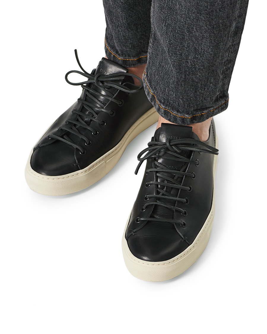 Hombres | Buttero Calf Sneaker Black | Buttero | Calf Sneaker Black