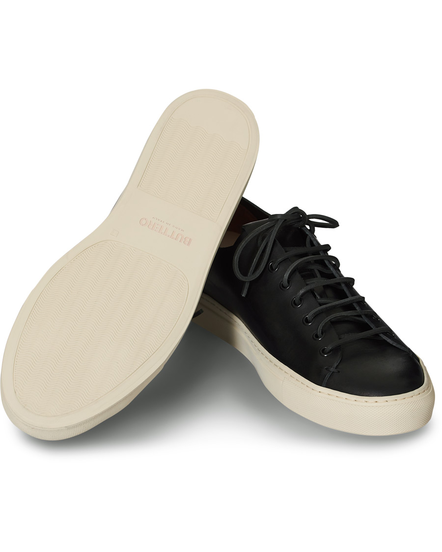 Hombres | Buttero Calf Sneaker Black | Buttero | Calf Sneaker Black