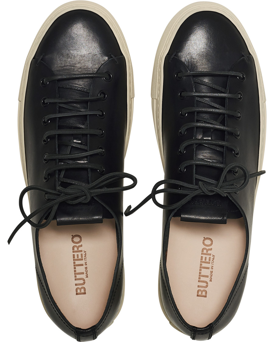 Hombres | Buttero Calf Sneaker Black | Buttero | Calf Sneaker Black