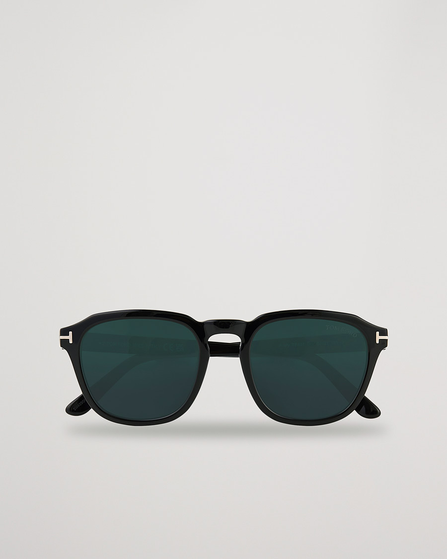 Hombres | Gafas de sol | Tom Ford | Avery Sunglasses Shiny Black/Blue