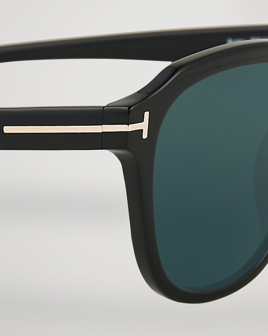 Hombres | Gafas de sol | Tom Ford | Avery Sunglasses Shiny Black/Blue