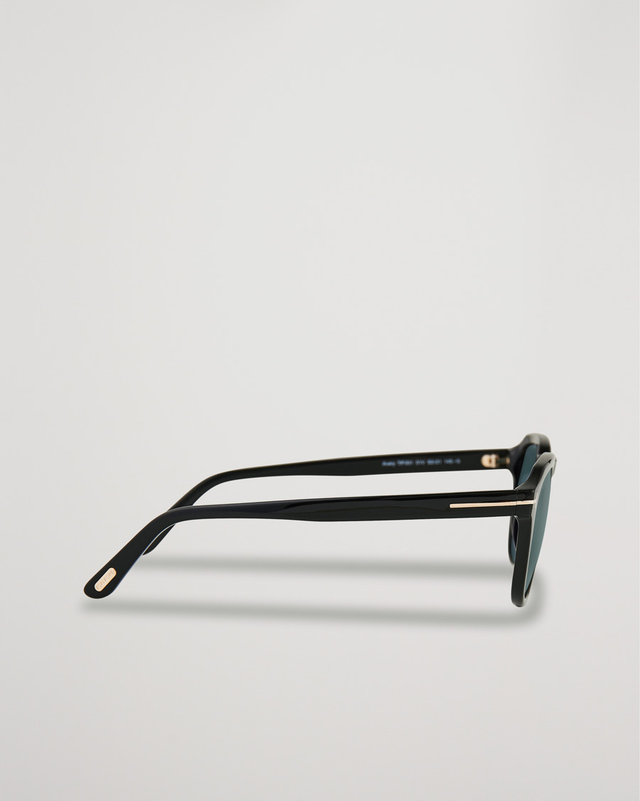 Hombres | Gafas de sol | Tom Ford | Avery Sunglasses Shiny Black/Blue