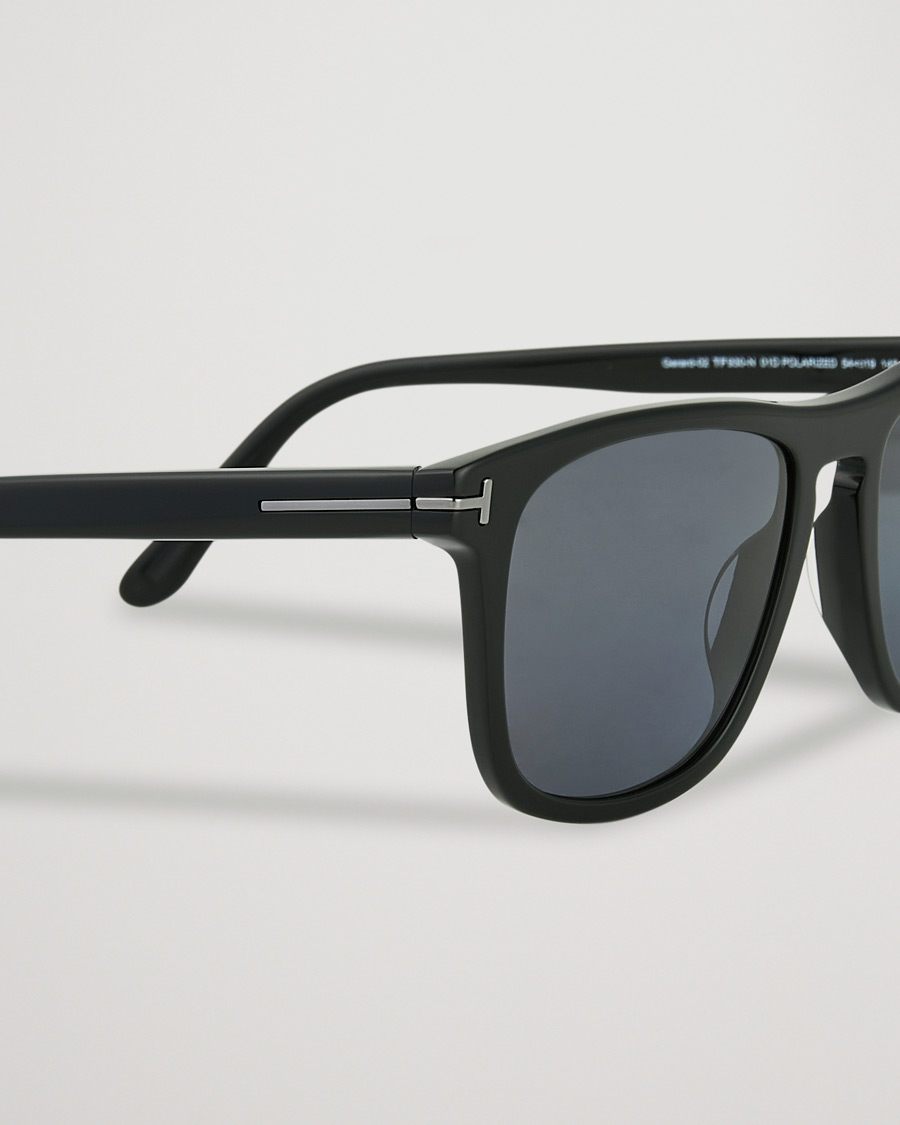 Hombres | Gafas de sol | Tom Ford | Gerard Polarized Sunglasses Shiny Black/Smoke