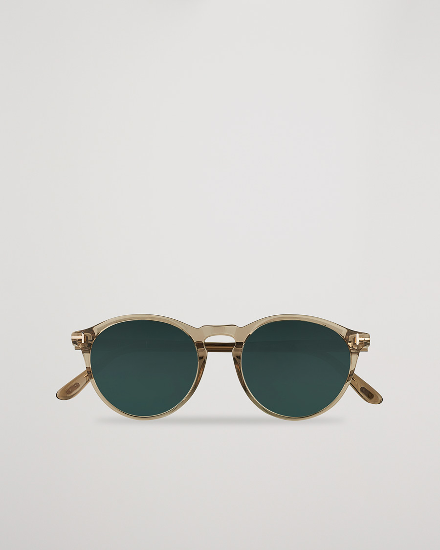 Hombres | Gafas de sol | Tom Ford | Aurele Sunglasses Shiny Beige/Blue