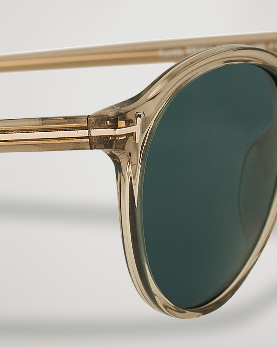 Hombres | Gafas de sol | Tom Ford | Aurele Sunglasses Shiny Beige/Blue