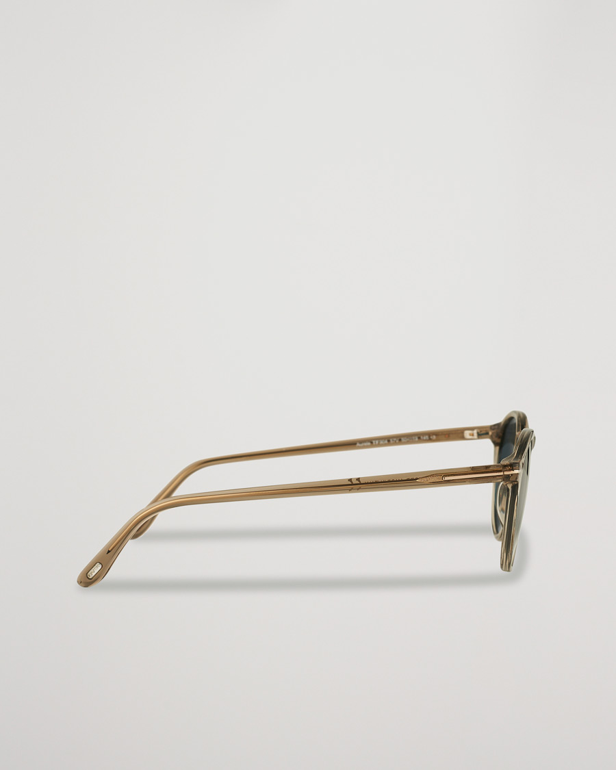 Hombres | Gafas de sol | Tom Ford | Aurele Sunglasses Shiny Beige/Blue