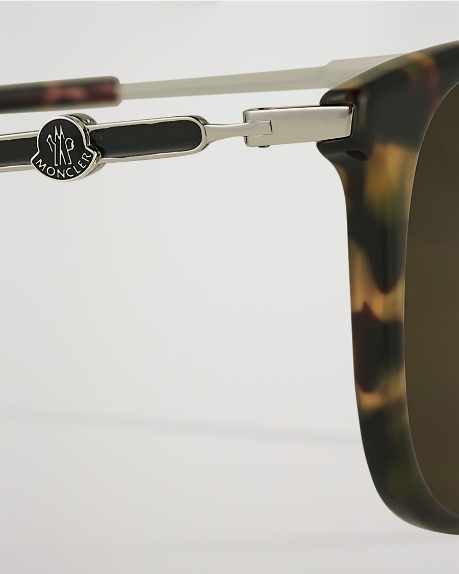 Hombres | Moncler Lunettes ML0225 Sunglasses Coloured Havana/Roviex | Moncler Lunettes | ML0225 Sunglasses Coloured Havana/Roviex