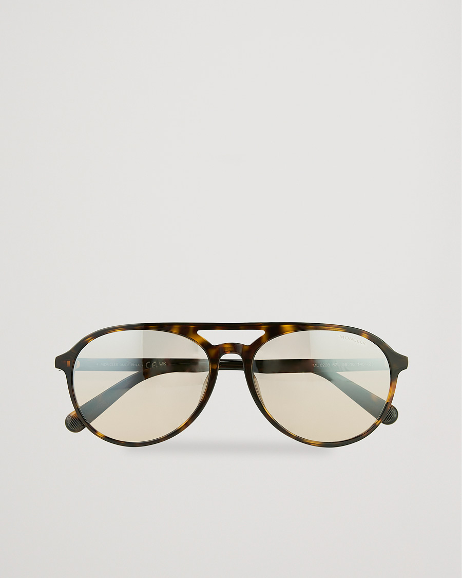 Hombres | Moncler Lunettes ML0228 Sunglasses Dark Havana/Roviex | Moncler Lunettes | ML0228 Sunglasses Dark Havana/Roviex
