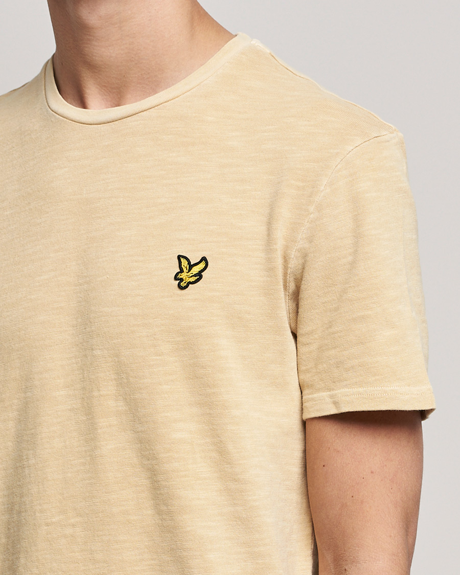 Hombres | Camisetas | Lyle & Scott | Cotton Slub T-shirt Gold Haze