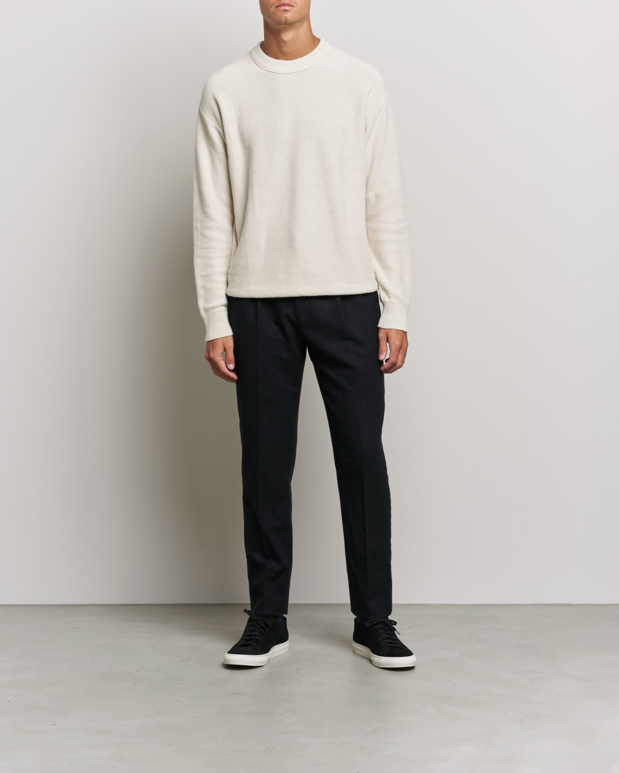 Hombres | Jerséis y prendas de punto | Calvin Klein | Texture Knitted Sweater Stony Beige