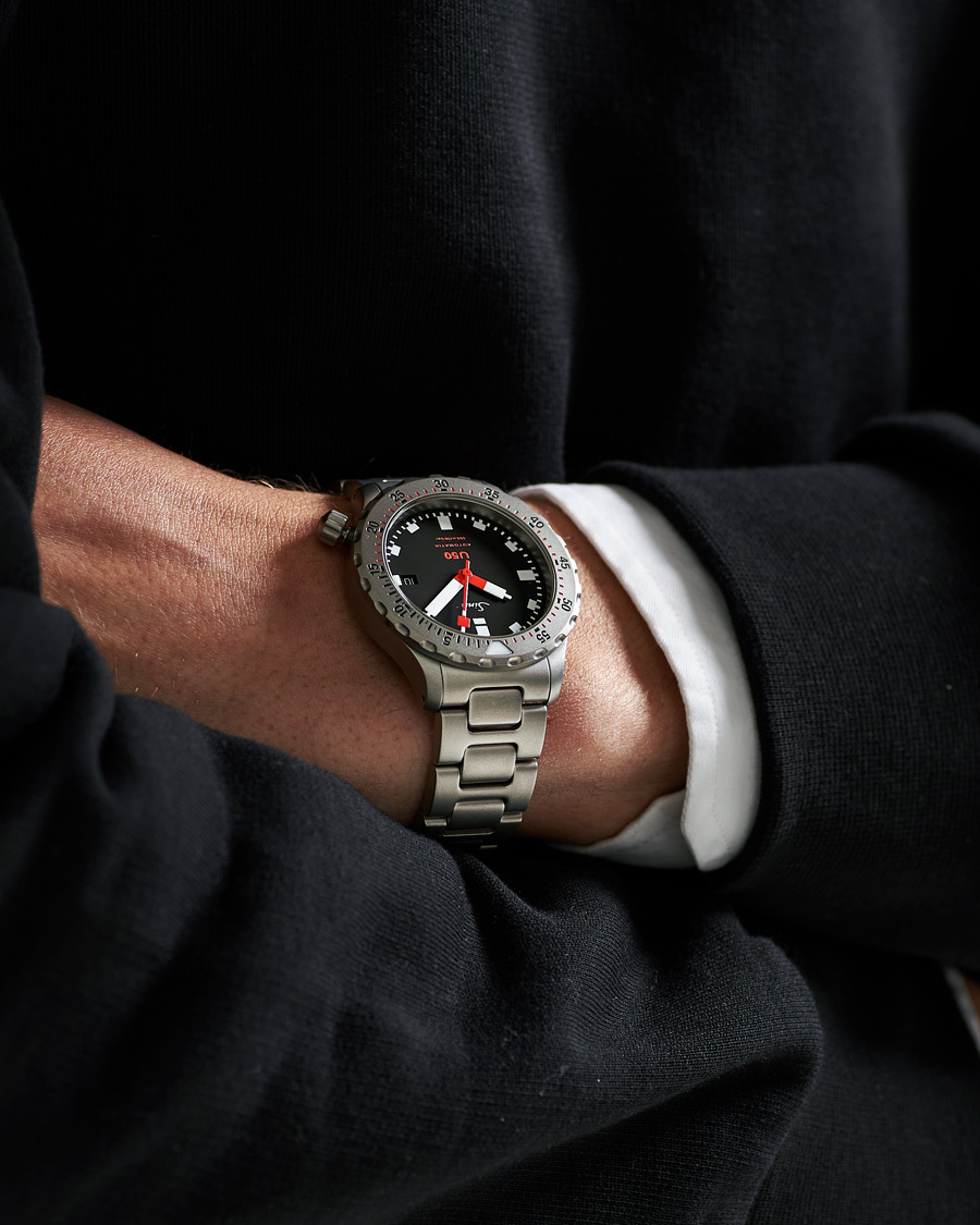 Hombres | Fine watches | Sinn | U50 Diving Watch 41mm Black Dial