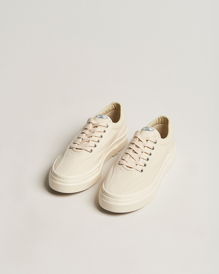 Hombres |  | Stepney Workers Club | Dellow Canvas Sneaker Ecru Raw