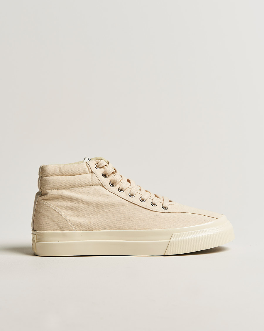 Hombres | Stepney Workers Club Varden High Top Canvas Sneaker Ecru Raw | Stepney Workers Club | Varden High Top Canvas Sneaker Ecru Raw