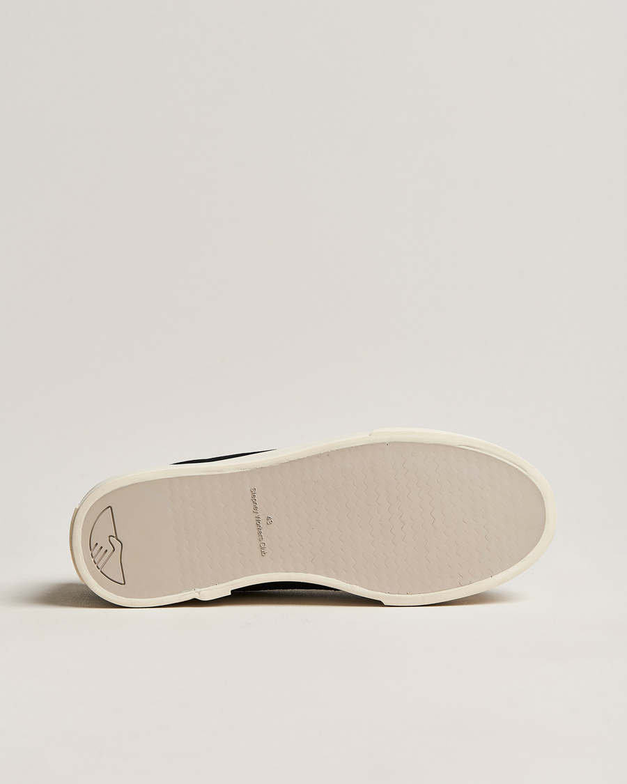 Hombres | Zapatillas | Stepney Workers Club | Dellow Suede Sneaker Black/Ecru