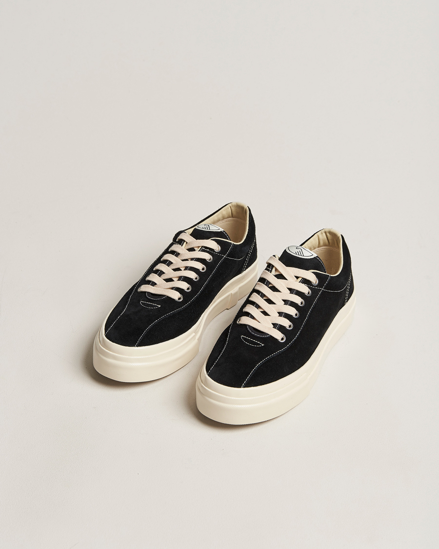 Hombres | Zapatillas | Stepney Workers Club | Dellow Suede Sneaker Black/Ecru