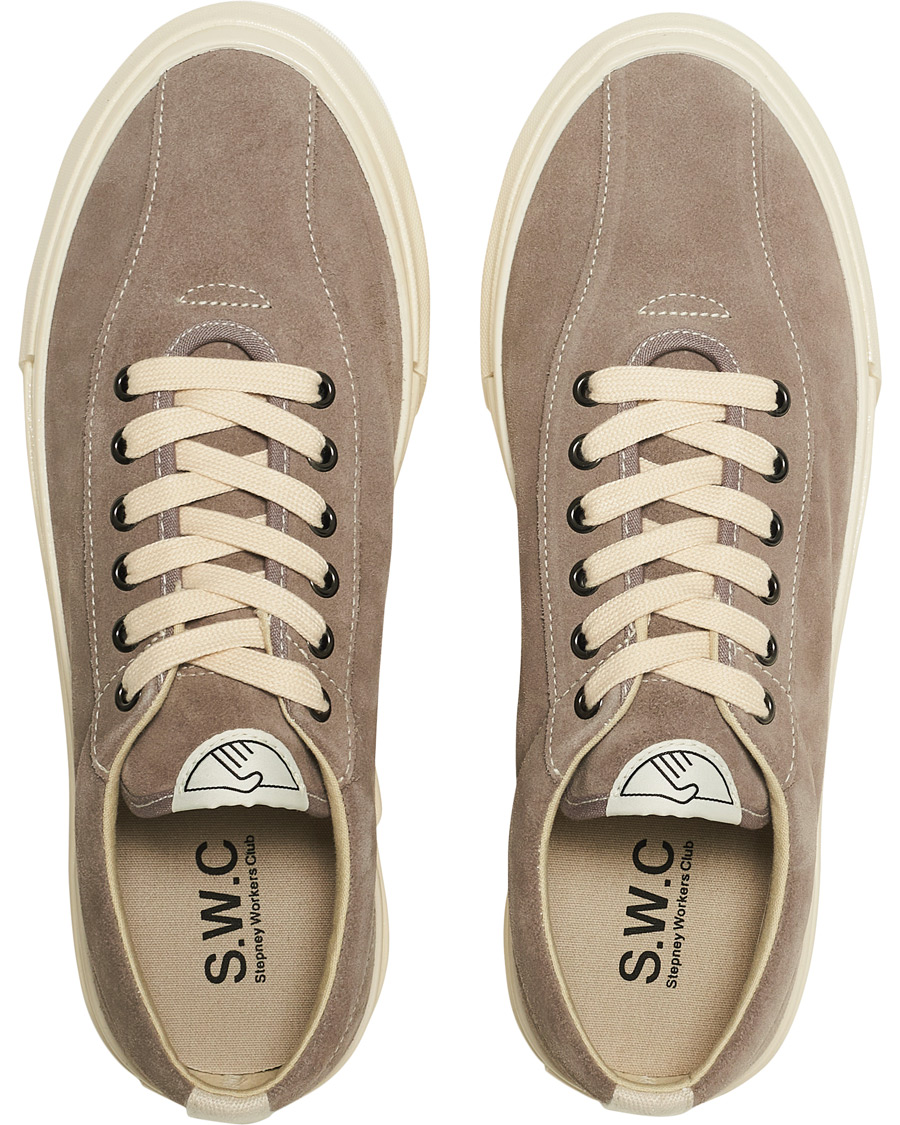 Hombres | Stepney Workers Club Dellow Suede Sneaker Grey | Stepney Workers Club | Dellow Suede Sneaker Grey