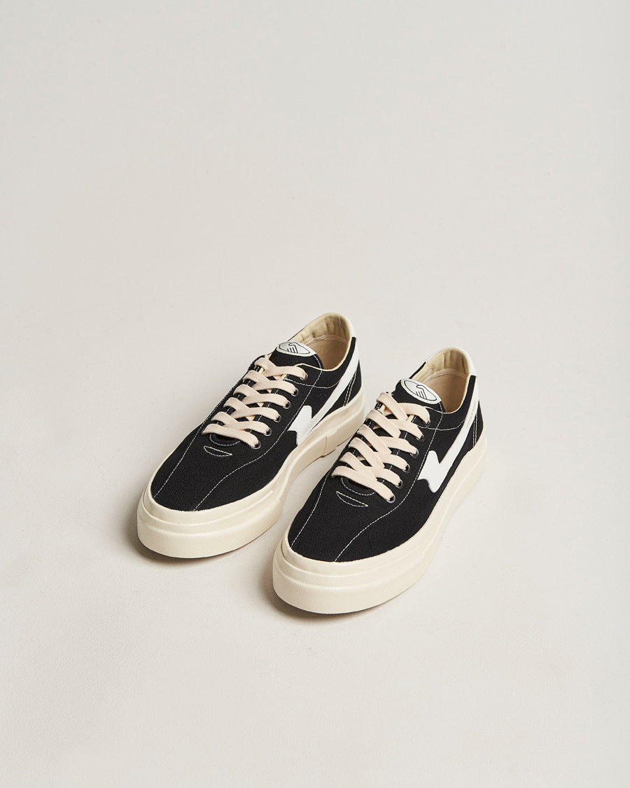 Hombres | Stepney Workers Club | Stepney Workers Club | Dellow S-Strike Canvas Sneaker Black/White
