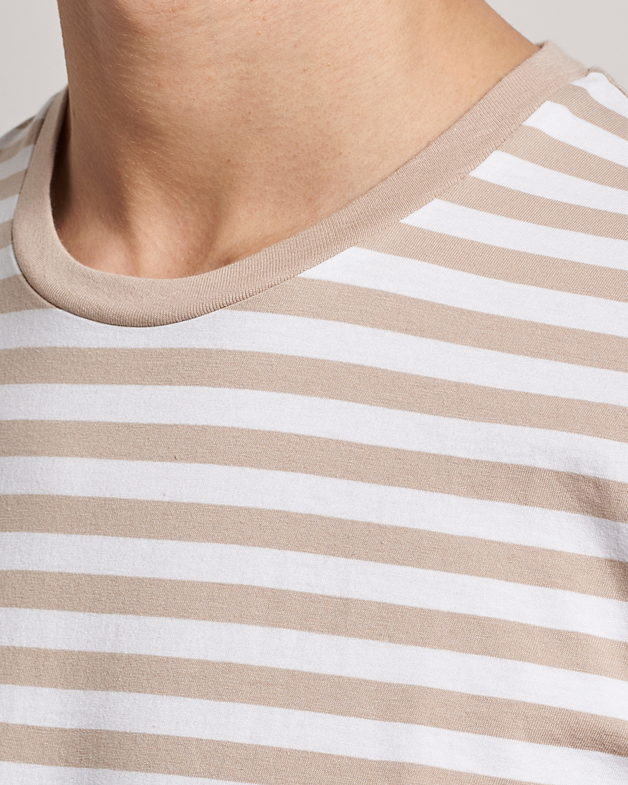 Hombres | Camisetas | Samsøe Samsøe | Samsøe & Samsøe Patrick Crew Neck Tee White Pure Cashmere