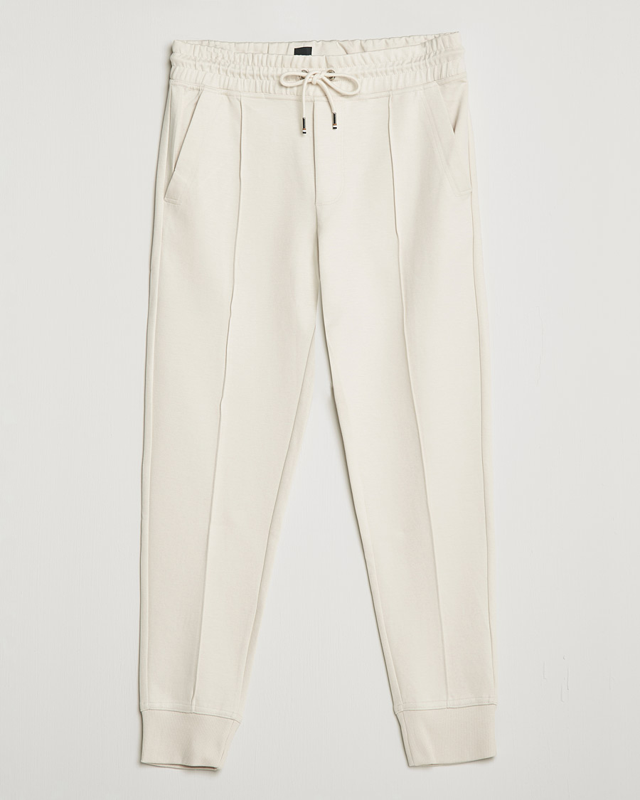Hombres | Pantalones | BOSS BLACK | BOSS Tailored Schiller Jersey Trousers Open White