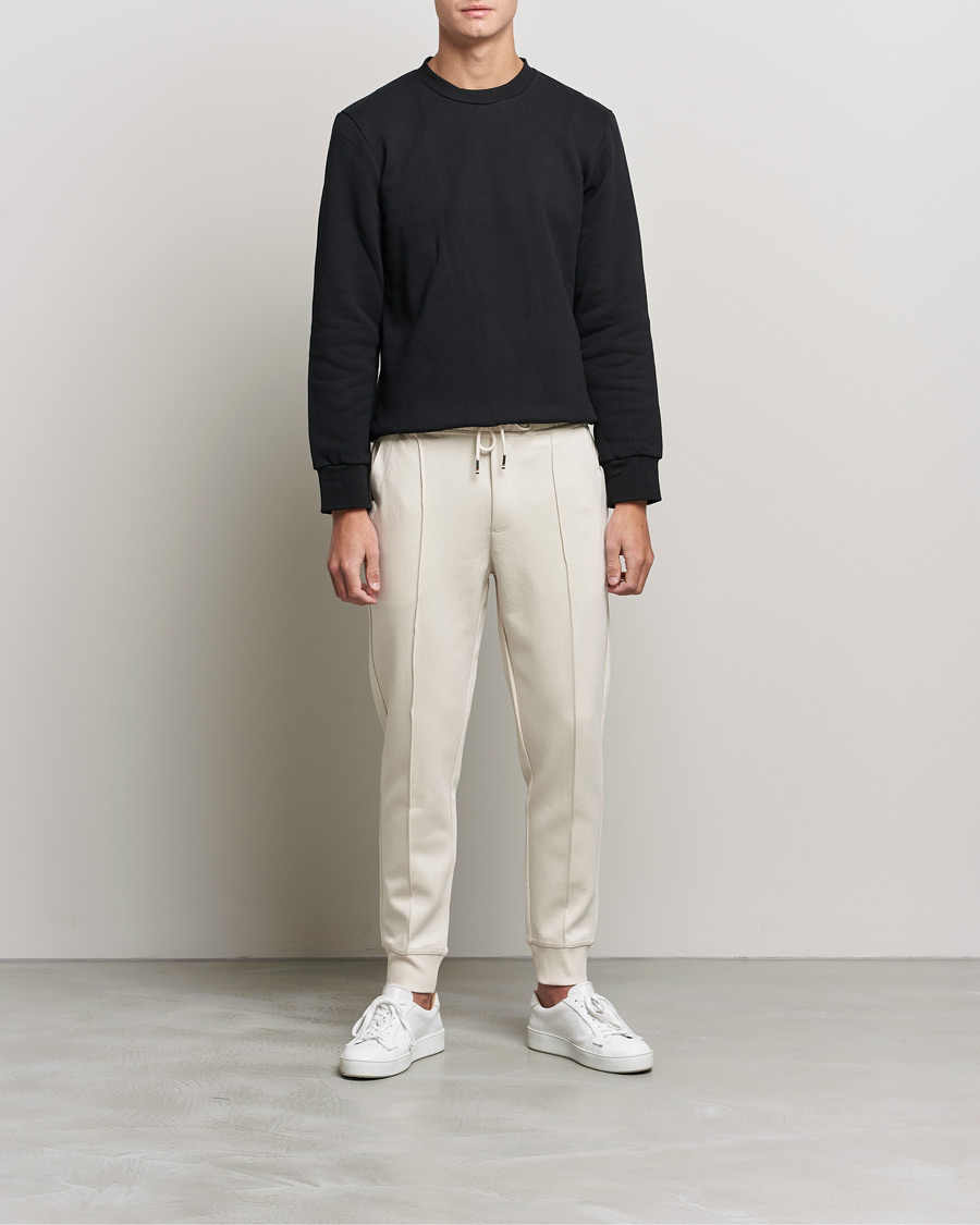 Hombres | Pantalones | BOSS BLACK | BOSS Tailored Schiller Jersey Trousers Open White