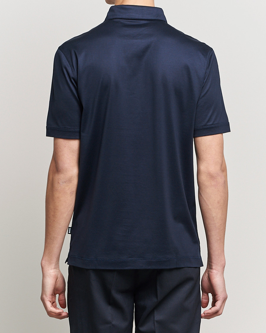 Hombres | Polos | BOSS BLACK | Press Polo Dark Blue