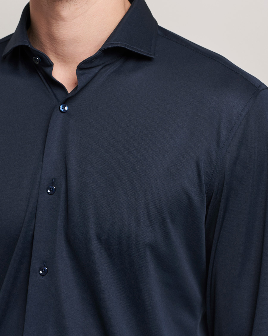 Hombres | Camisas | BOSS BLACK | Hank Performance Stretch Shirt Navy