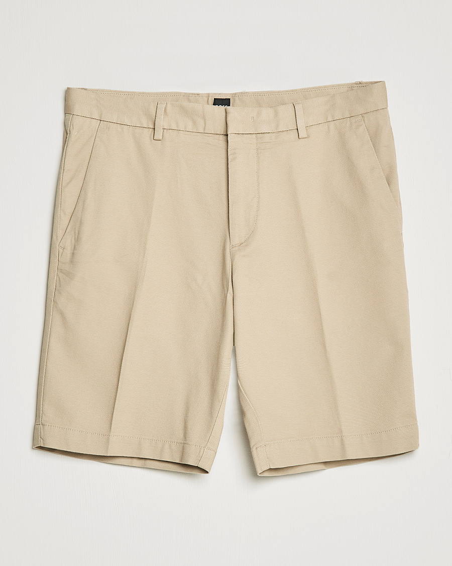 Hombres | Pantalones cortos | BOSS BLACK | BOSS Slice Chino Shorts Light Beige