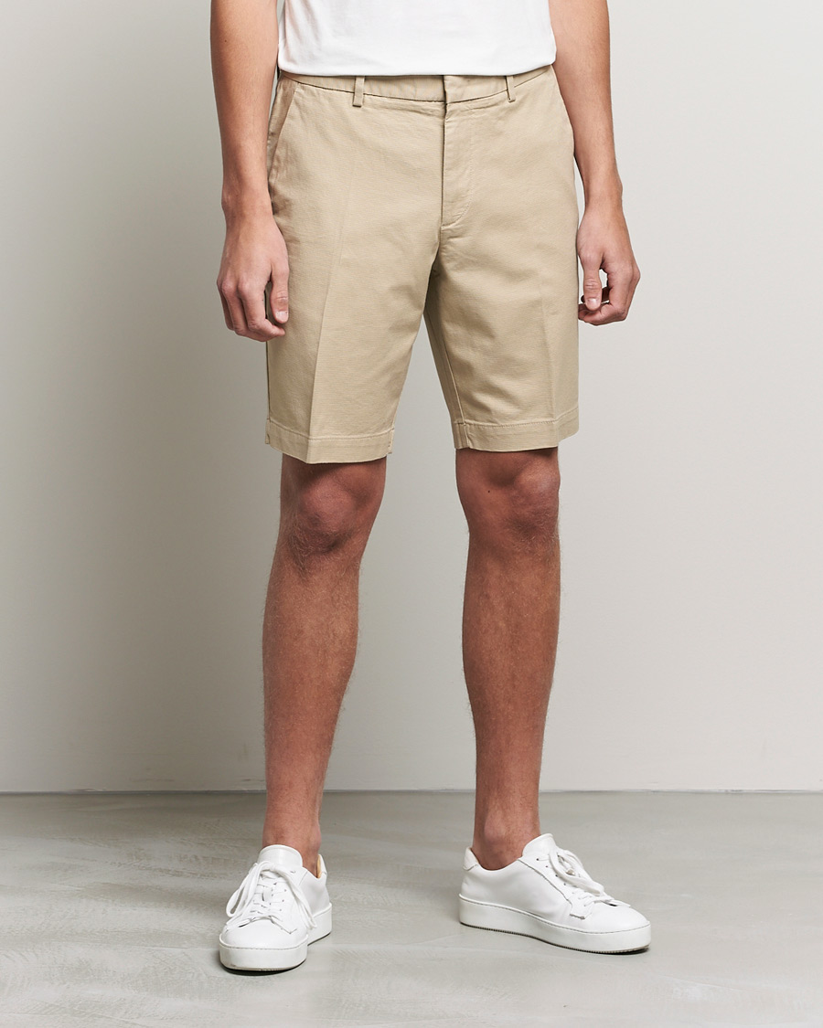 Hombres | Pantalones cortos | BOSS BLACK | BOSS Slice Chino Shorts Light Beige