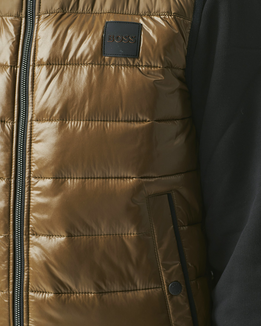 Hombres | Abrigos y chaquetas | BOSS ORANGE | Odeno Down Vest Dark Green