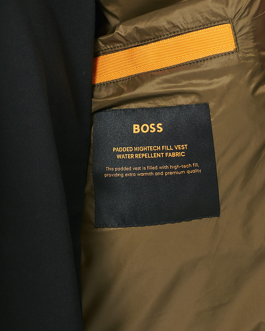 Hombres | Abrigos y chaquetas | BOSS ORANGE | Odeno Down Vest Dark Green